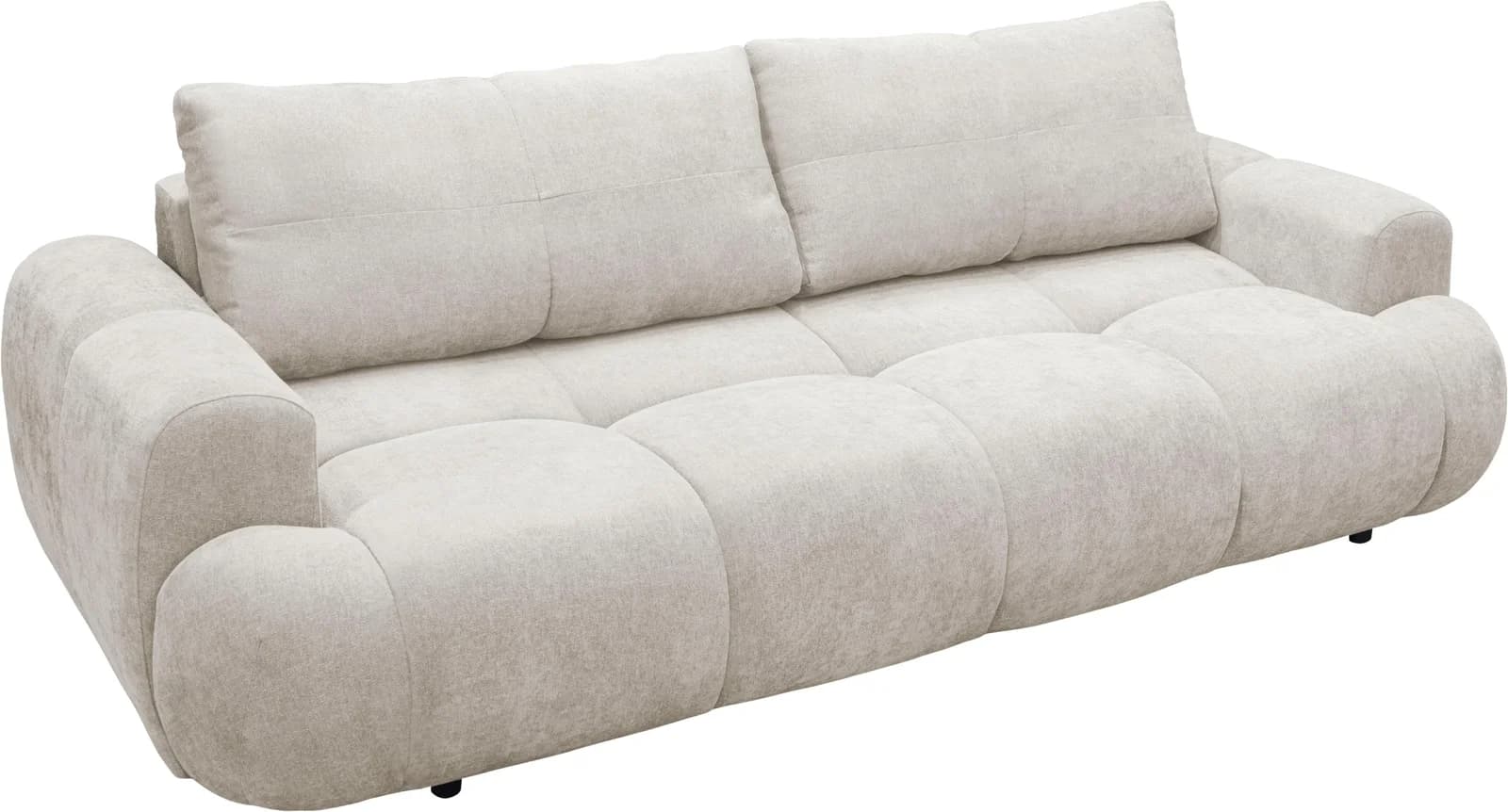EXXPO 3-Sitzer Sofa Alessano Beige mit Bettfunktion