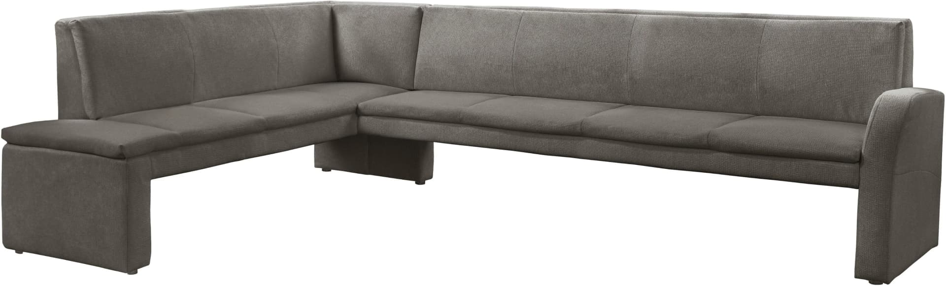 EXXPO Eckbank Cortado Braun Webstoff fein mit Armlehne