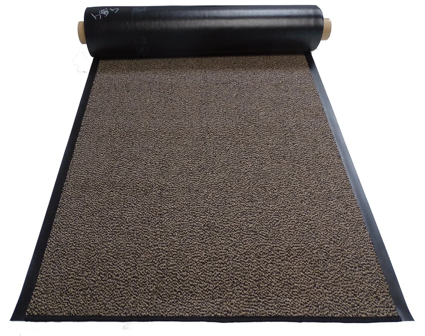 Mertex Läufer Oslo Braun Schwarz Schmutzfangläufer mit PVC-Rand