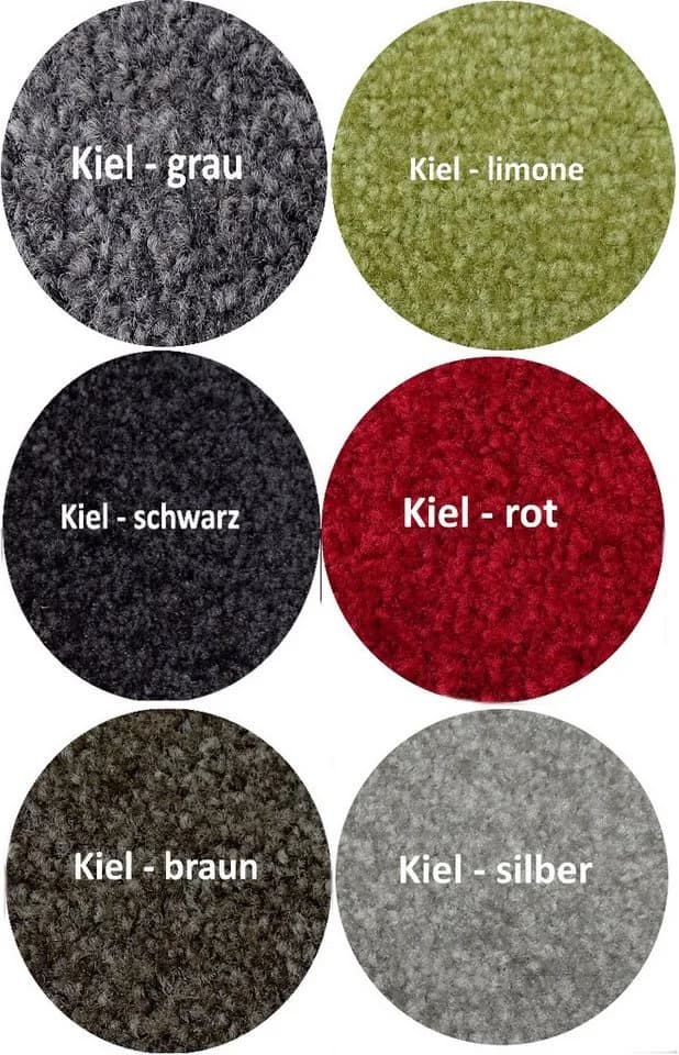 Mertex Fußmatte Schmutzfangmatte Rund Rot Kettelkante - Bild 4