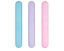 kwmobile Zahnbürstenhalter 3er Set Rosa Kunststoff Reise Etui Bild 2