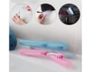 kwmobile Zahnbürstenhalter 3er Set Rosa Kunststoff Reise Etui Bild 4