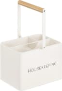Navaris Küchenorganizer-Set mit 3 Fächern, Putzmittel Organizer, Weiß Bild 2