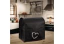 kwmobile Abdeckhaube für KitchenAid 4,3-4,8 Liter mit 3 Fächern Schwarz/Weiß Bild 1