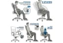 Versee Montreal Bürostuhl Leder, 150kg belastbar, ergonomisch Bild 5