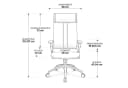 Versee Chefsessel Black-Line Bürostuhl Stoff Schwarz Ergonomisch Bild 5