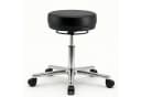 Versee Drehhocker Arbeitshocker Echtleder Höhenverstellbar 150kg Belastbar Bild 1