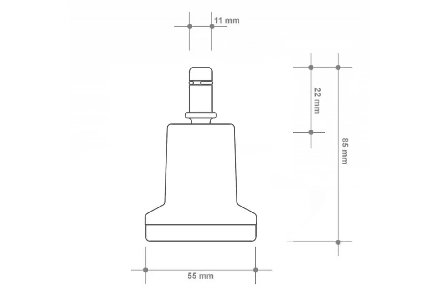 Versee Bürostuhlgleiter Schwarz 11x22mm + 5 Filze - Bild 5