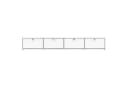 Versee Lowboard 4 Klappen Metall Weiß Modern Bild 4