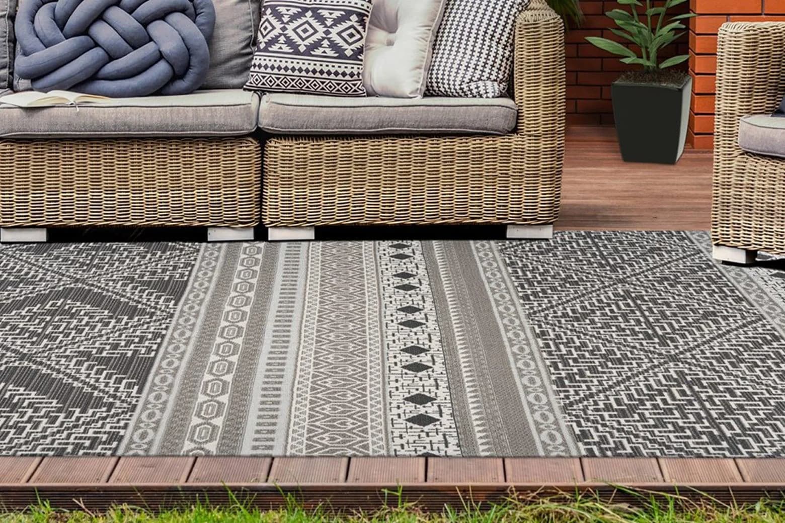 Arte Espina Teppich Yoga 200 Grau/Beige Outdoor