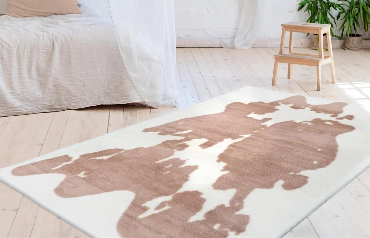 Arte Espina Teppich Rabbit Animal 500 Grau/Weiß Hochflor