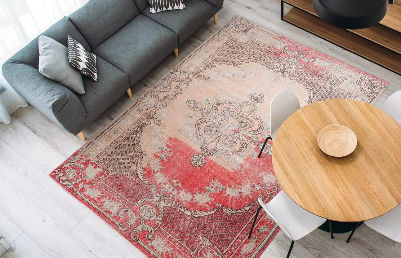 Arte Espina Kurzflorteppich Vintage Rot