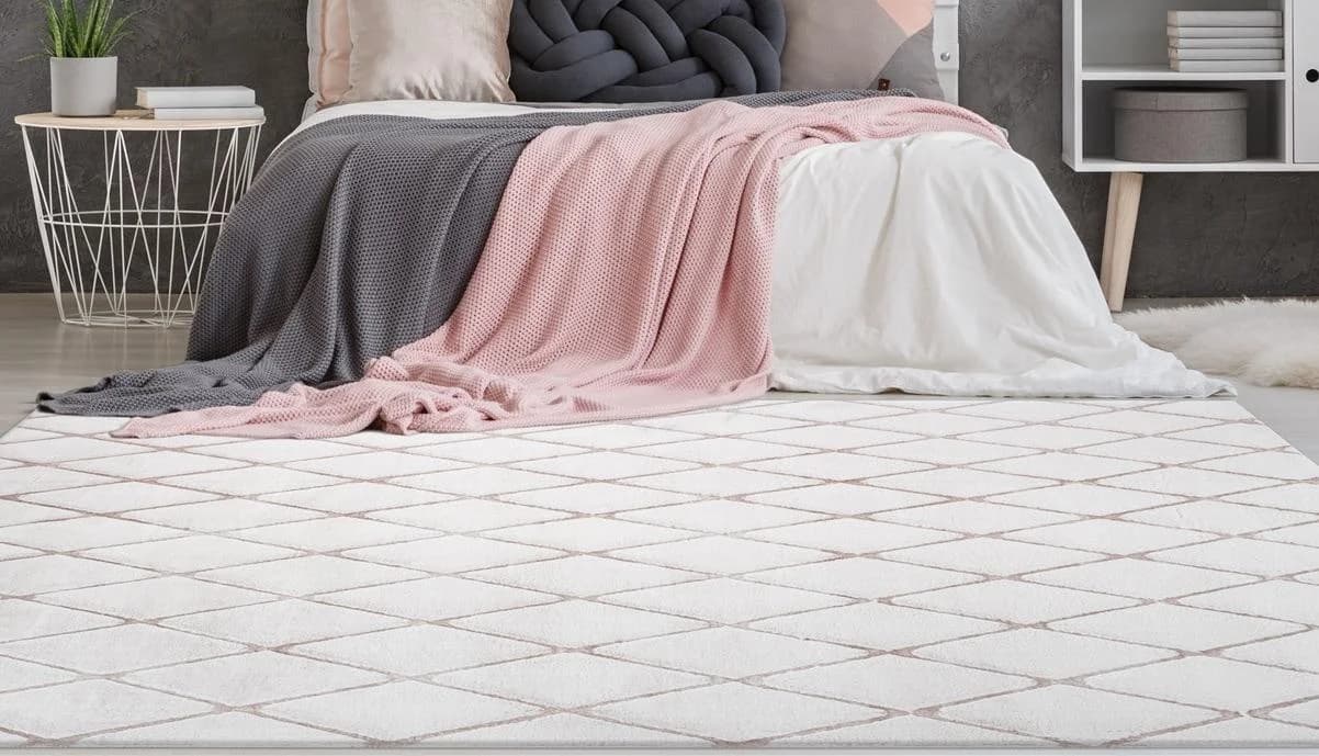 Teppich ME GUSTA Vivica 200 Rosa Kunstfaser