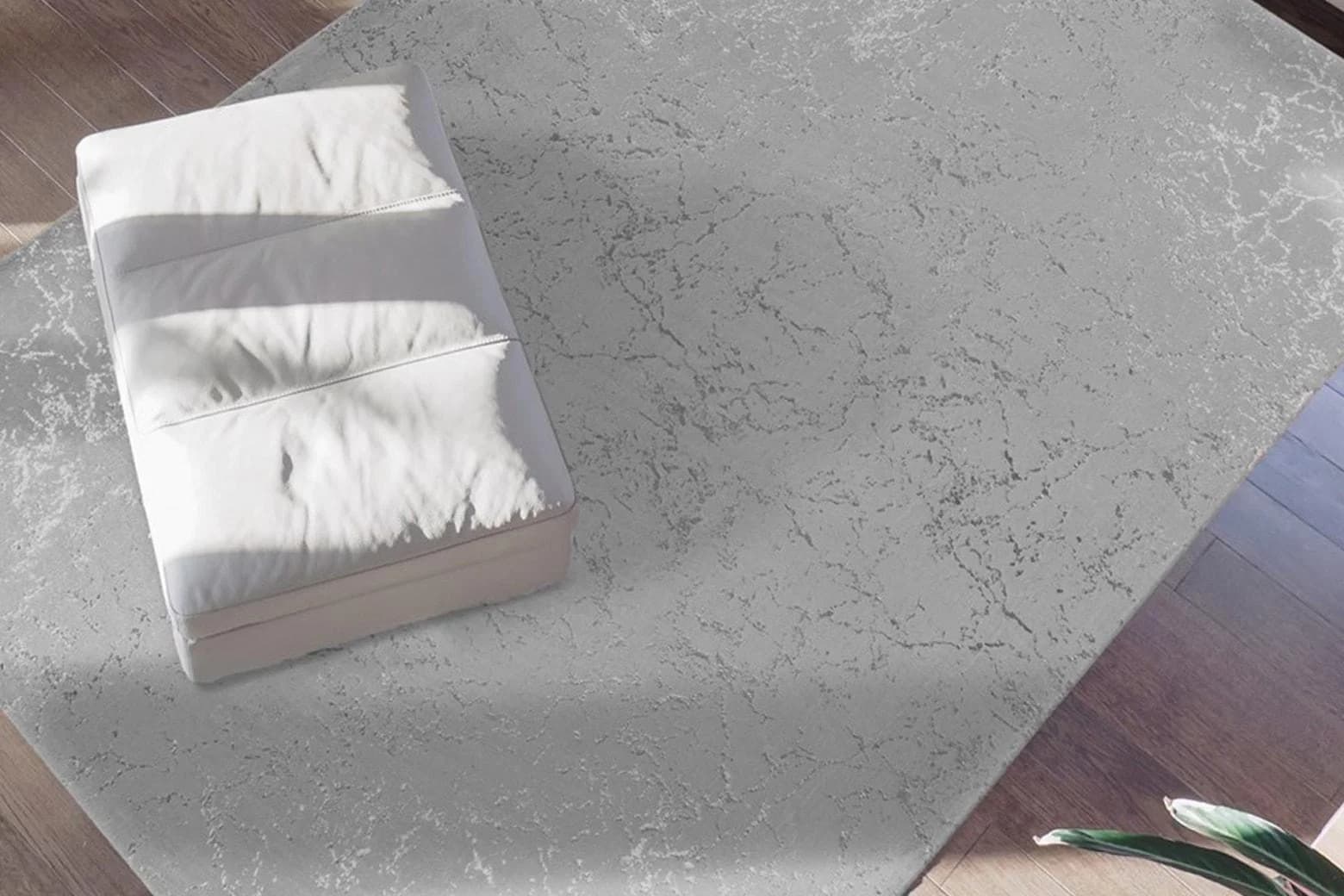 ME GUSTA Teppich Bijou 225 Grau Silber Glanz Effekt Hochflor