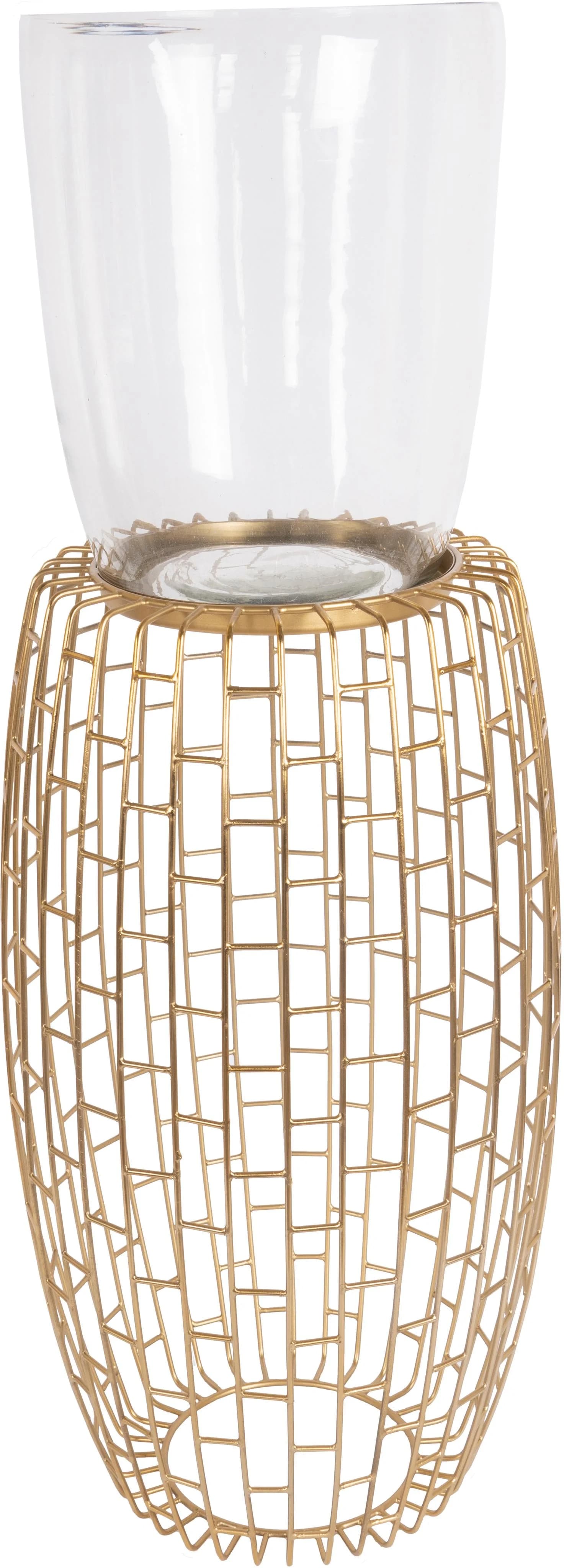 KAYOOM Kerzenständer Malibu 825 Gold Glas Metall