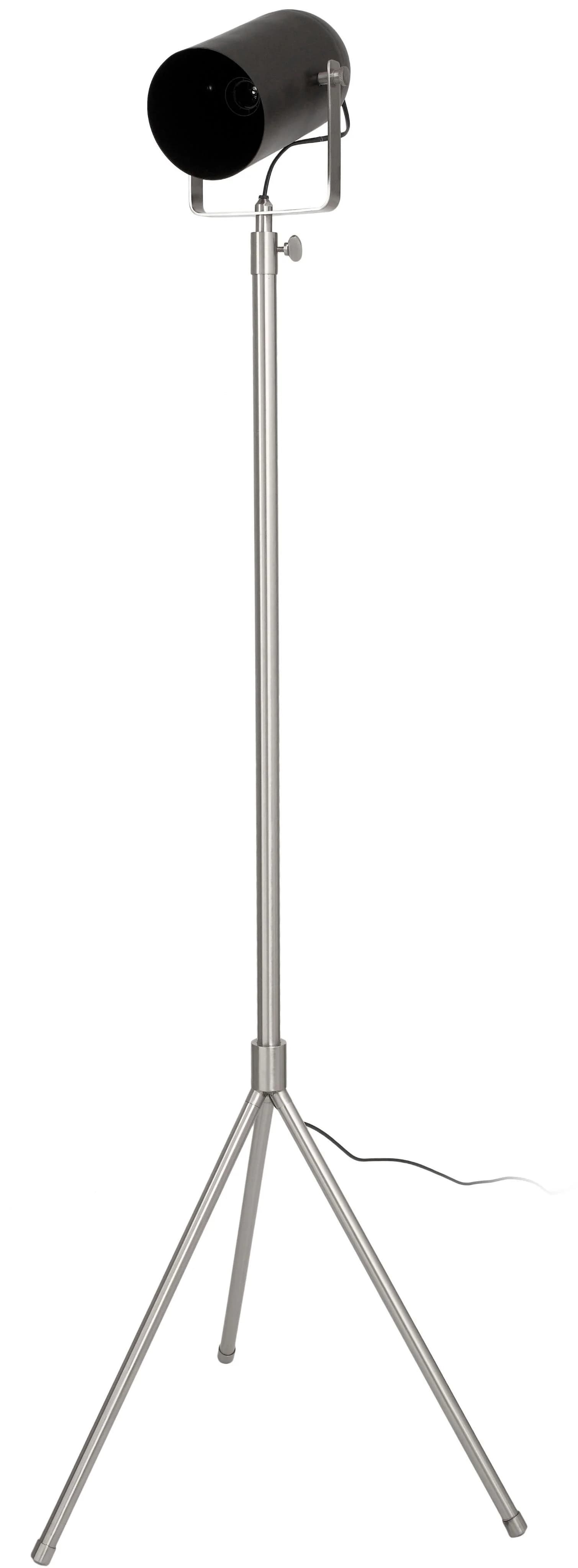 KAYOOM Stehlampe Celeste 425 Schwarz Silber Modern Factory-Design