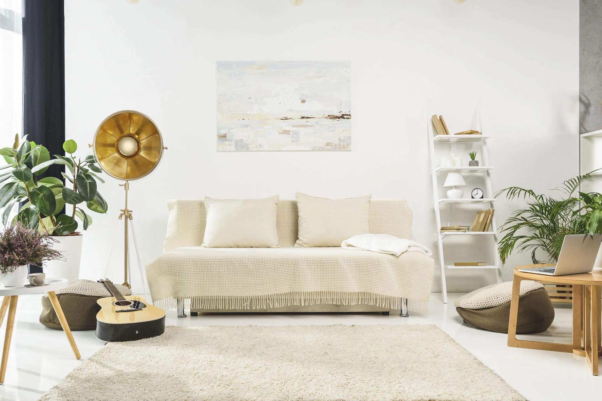 KAYOOM Stehlampe Bowie Beige Modernes Stativ-Design