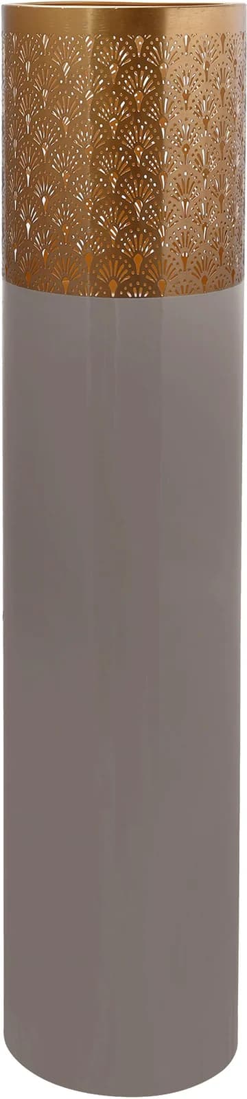 Kayoom Bodenvase Art Deco 1145 Metall Gold/Grau