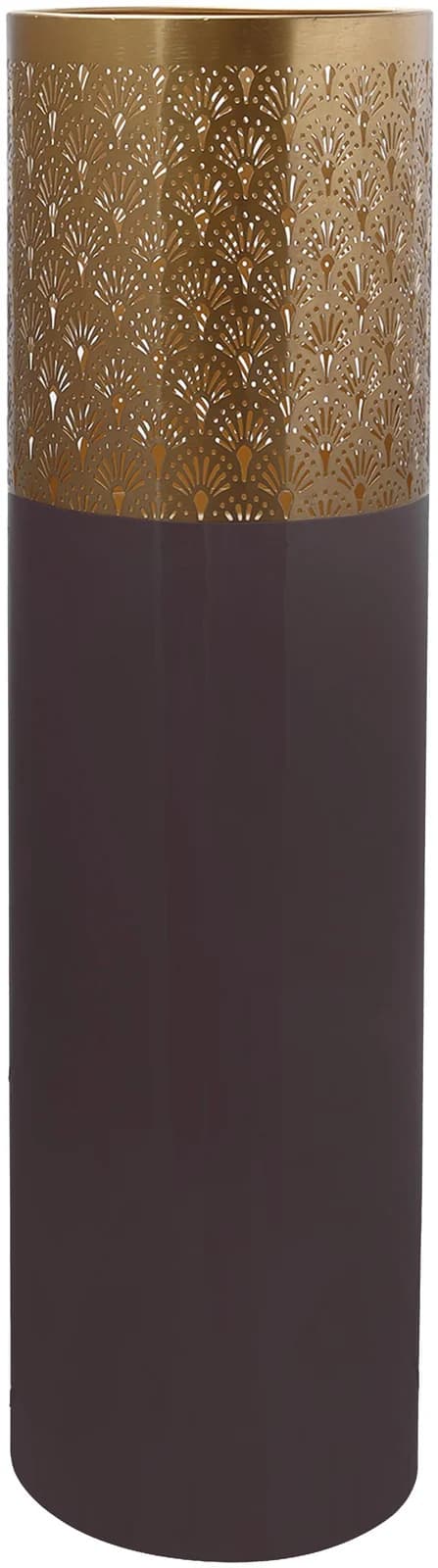Kayoom Bodenvase Art Deco 1115 Lila Metall