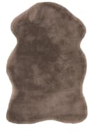 PADIRO Fellteppich Rabbit Light Sheepskin Taupe 60x90cm Bild 1