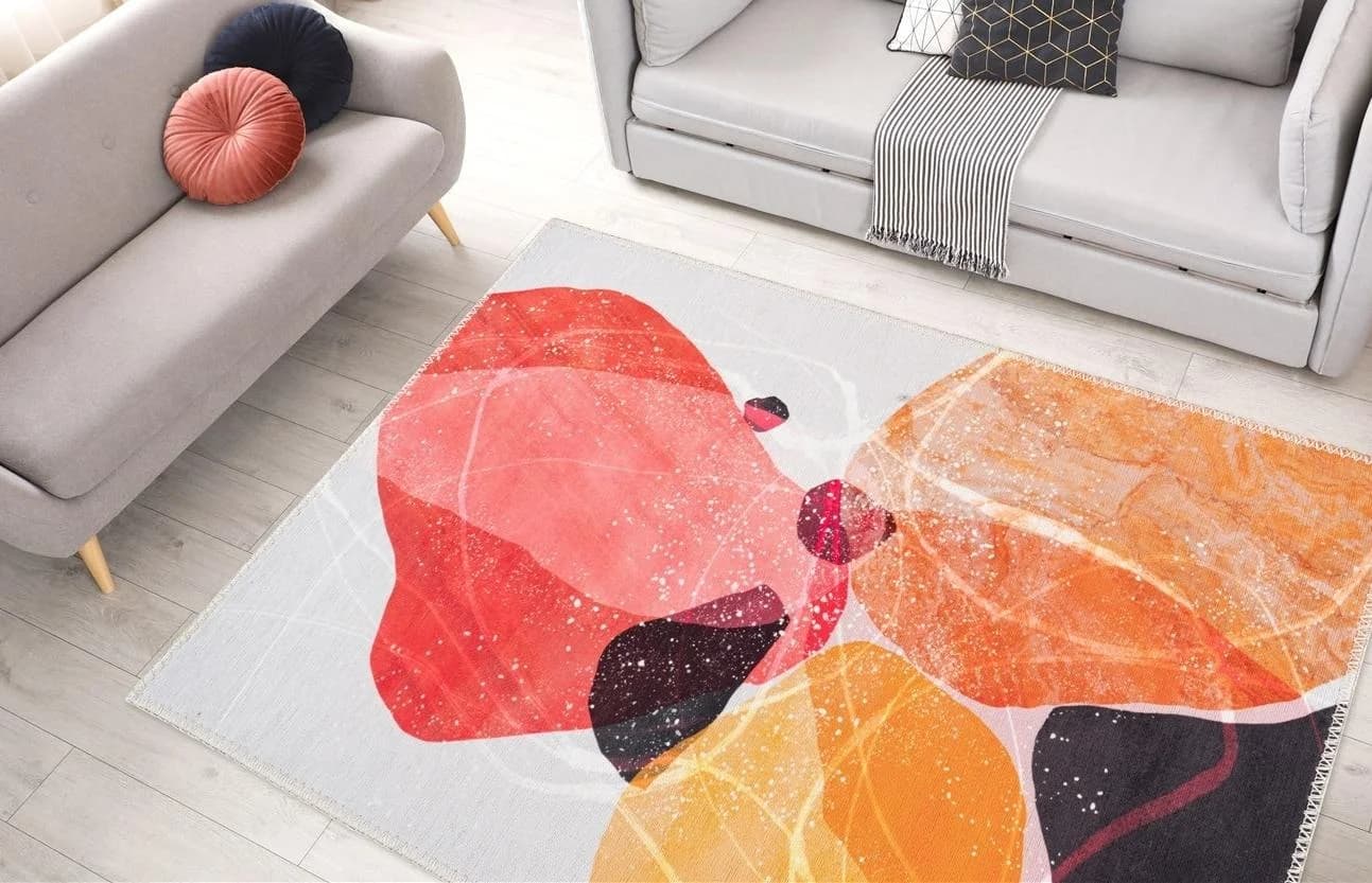 Arte Espina Teppich Picassa 100 Bunt Polyester Flachgewebt