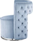 Kayoom Drehsessel Beverly 125 Hellblau Samt mit Drehfunktion Bild 5