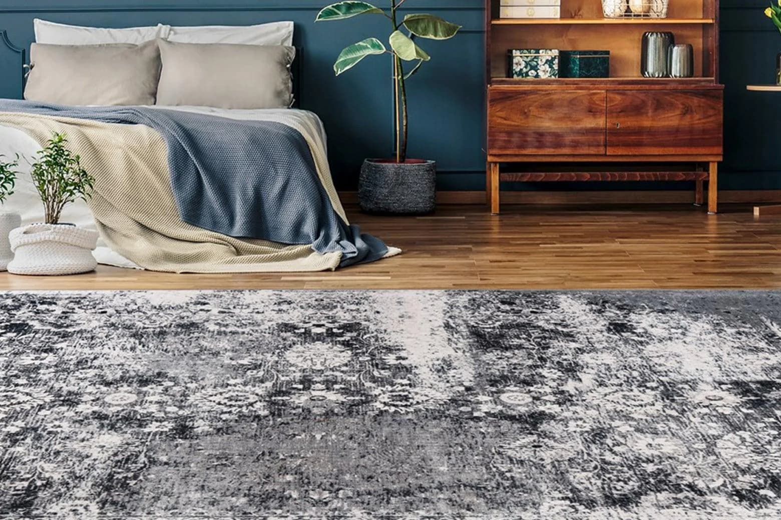 Teppich ARTE ESPINA Saphira 400 Grau Vintage Kurzflor