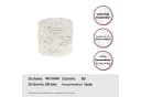 Kayoom Pouf Bohist 425 Beige Handgefertigt mit Fransen Bild 3