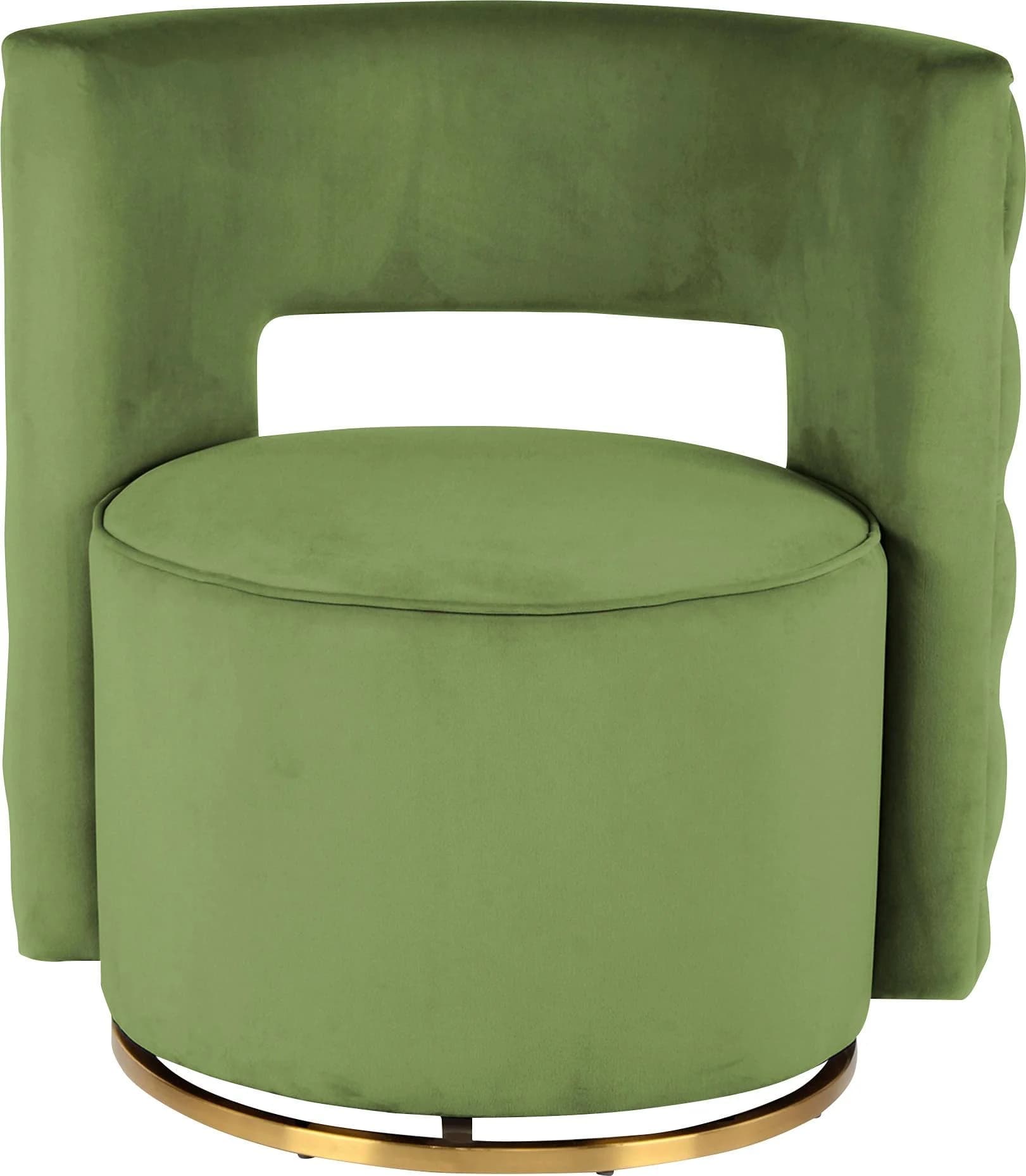 Kayoom Drehsessel Sophistic Grün Polyester Samt
