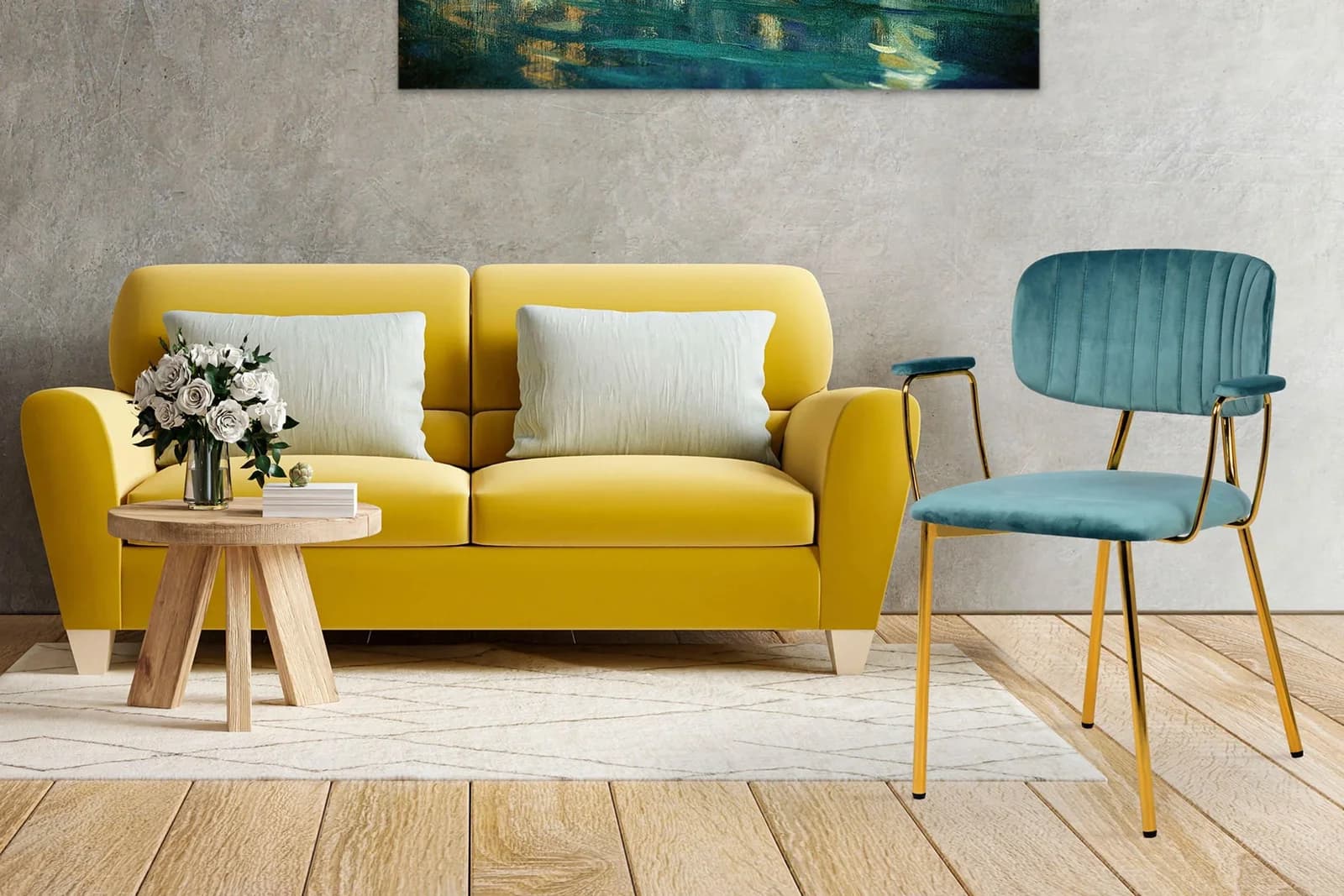 KAYOOM Stuhl Kian 225 2er-Set Mintgrün
