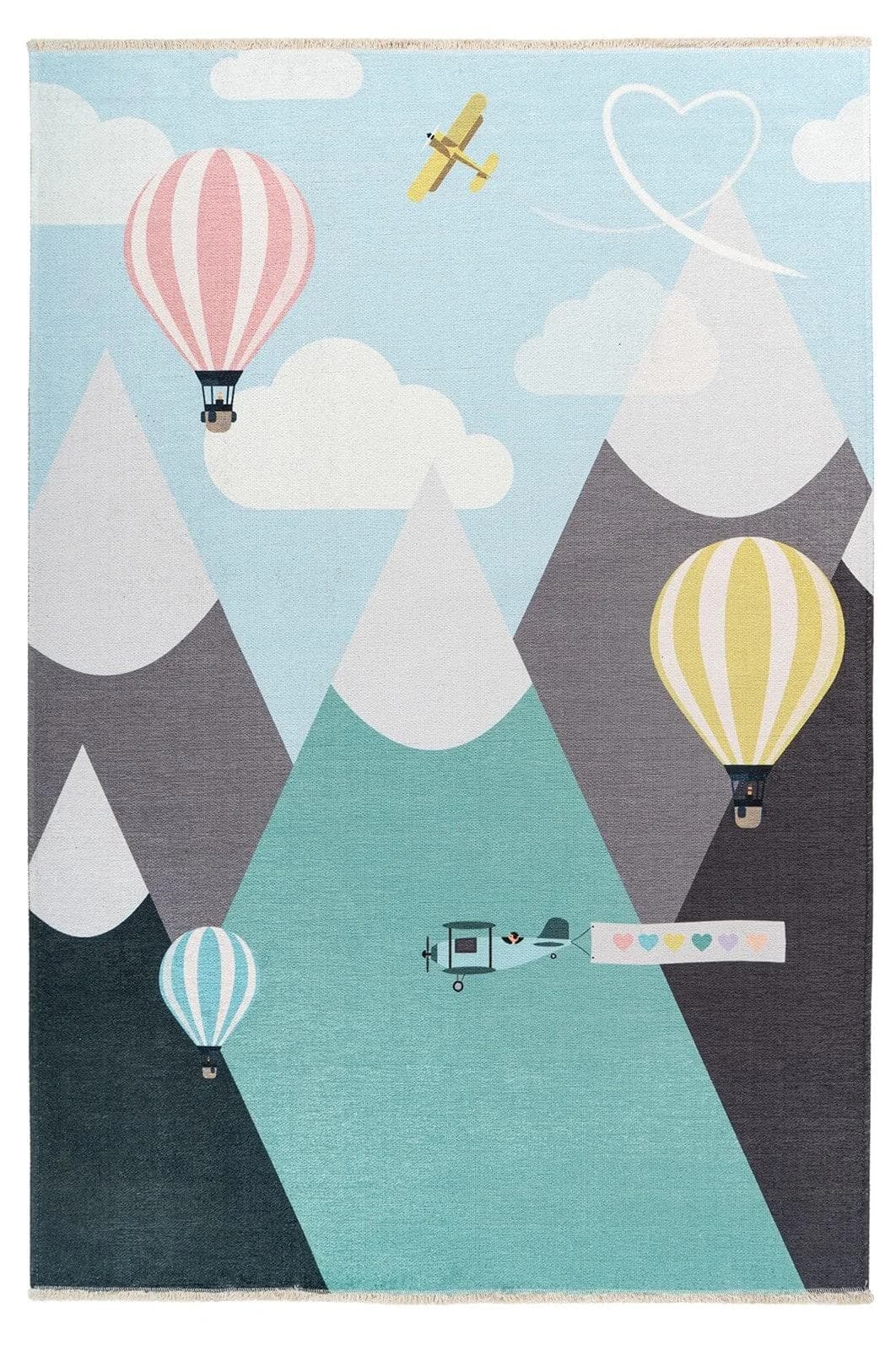 Kinderteppich KAYOOM Joanna 615 Heißluftballons