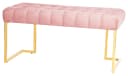 KAYOOM Sitzbank Rarity 225 Rosa Goldgestell Samt Bild 1