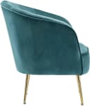 KAYOOM Loulan 125 Cocktail-Sessel Samtbezug Teal Goldbeine Bild 5