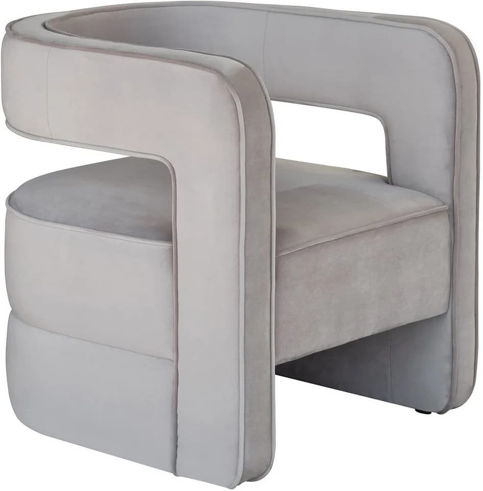 Kayoom Venice 125 Cocktail-Sessel Taupe Moderner Lounge-Sessel - Bild 3