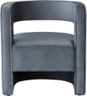 KAYOOM Sessel Venice 125 Moderner Cocktail-Sessel Grau Samt Bild 1