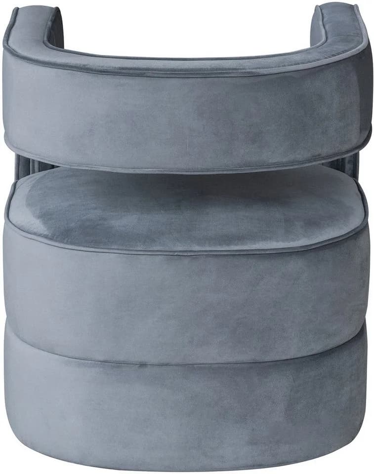 KAYOOM Sessel Venice 125 Moderner Cocktail-Sessel Grau Samt - Bild 4