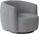 Kayoom Drehsessel Aveiro 125 Grau Teddy-Stoff Modern Bild 3