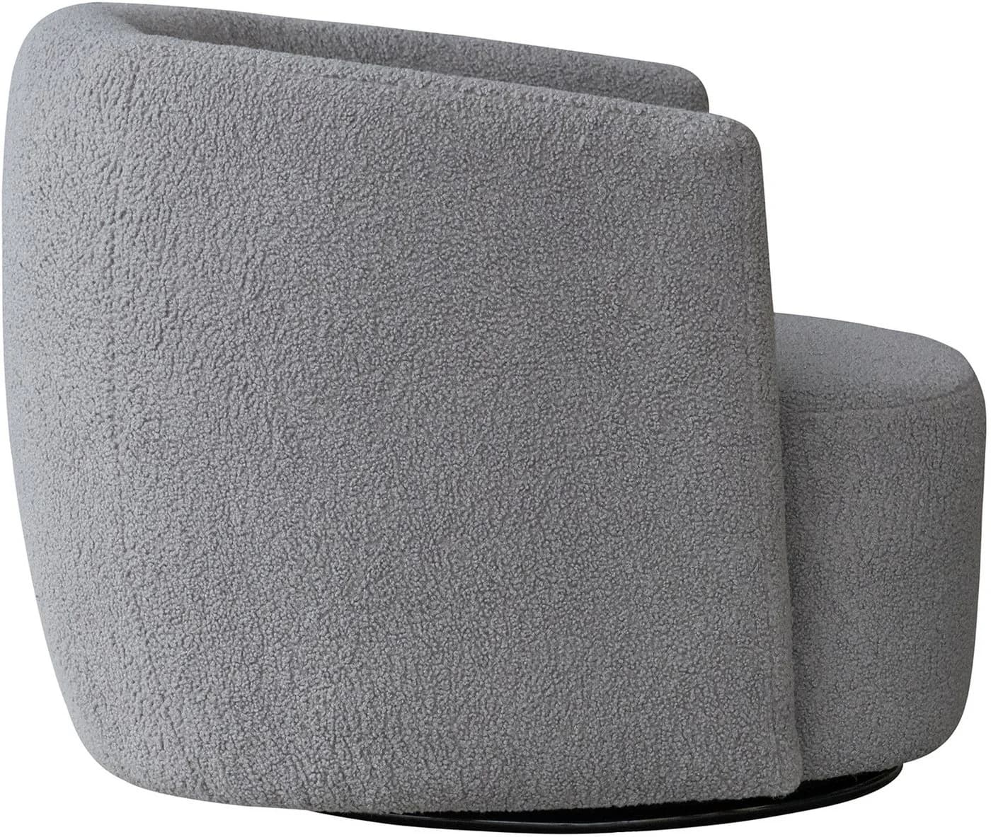 Kayoom Drehsessel Aveiro 125 Grau Teddy-Stoff Modern - Bild 5