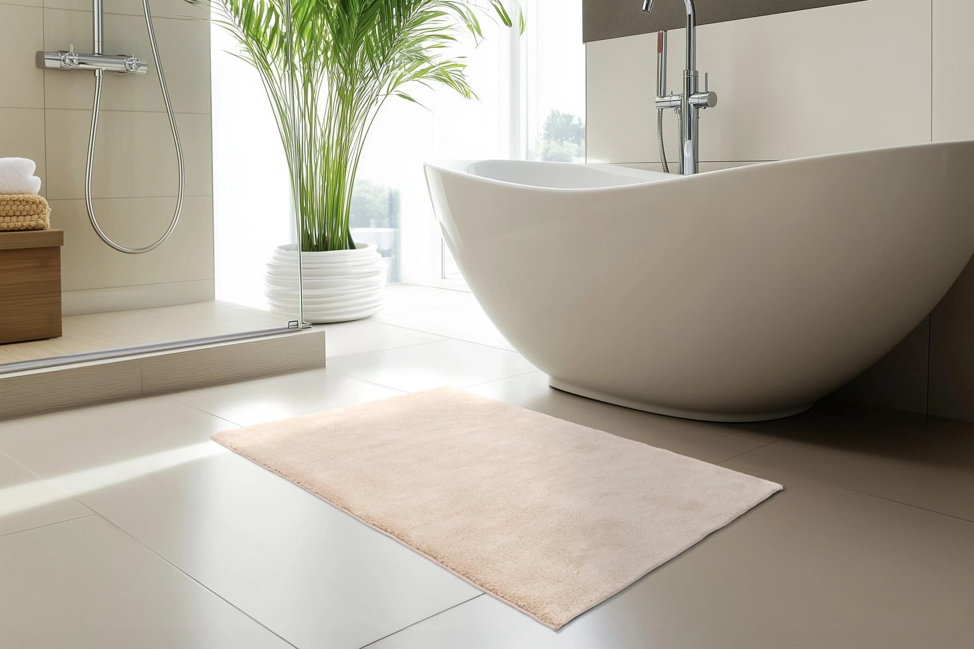 Badematte KAYOOM Fresh Step 525, Beige, 50x90cm, Polyester