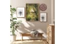 K&L Wall Art Wanduhr Leise Landhaus Holzoptik 30cm Bild 1