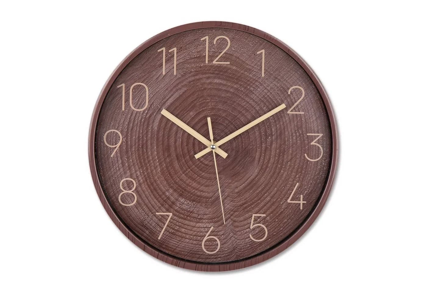 K&L Wall Art Wanduhr Leise Landhaus Holzoptik 30cm - Bild 2