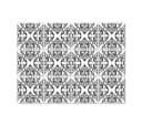 K&L Wall Art Fliesenaufkleber Marokkanische Ornamente Schwarz/Weiß 12er Set Bild 3