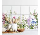 K&L Fliesenaufkleber Sommerwiese Selbstklebend 12er Set Bild 1