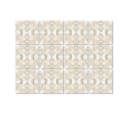 K&L Wall Art Fliesenaufkleber Art Deco Geometrisch Gold Selbstklebend Bild 3