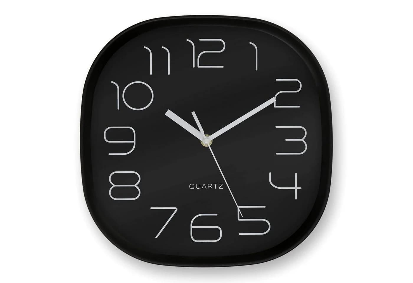 K&L Wall Art Retro Wanduhr 28cm Schwarz Lautlos - Bild 2