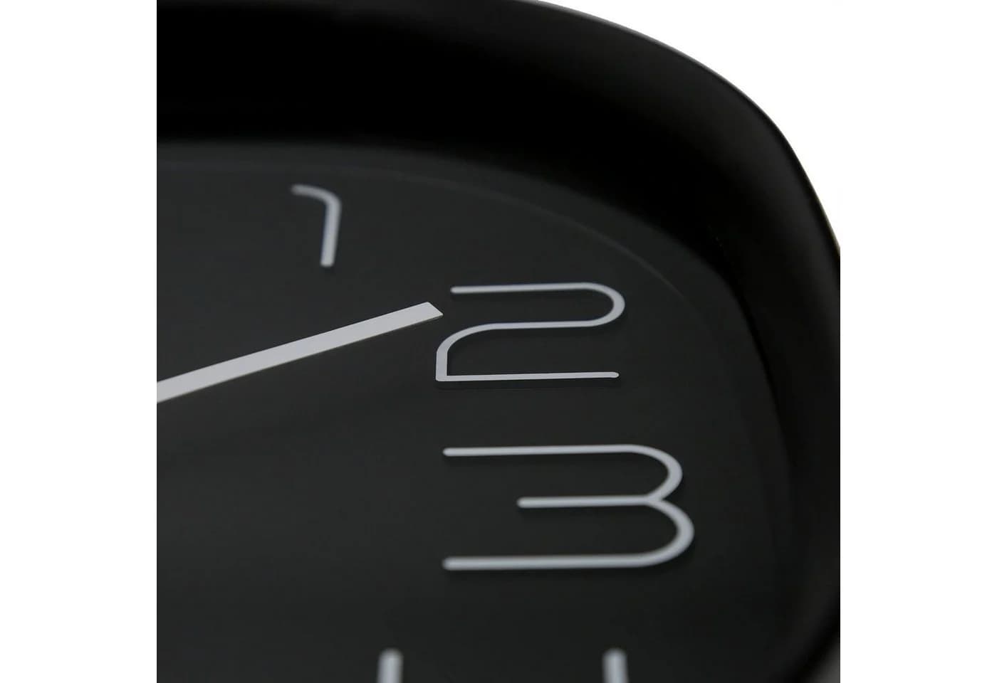K&L Wall Art Retro Wanduhr 28cm Schwarz Lautlos - Bild 4