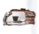K&L Wall Art Wandtattoo 3D Mauerdurchbruch Küche Braun Bild 1
