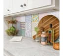 K&L WALL ART Fliesenaufkleber selbstklebend bunt Sommer Landhaus Deko Bild 1