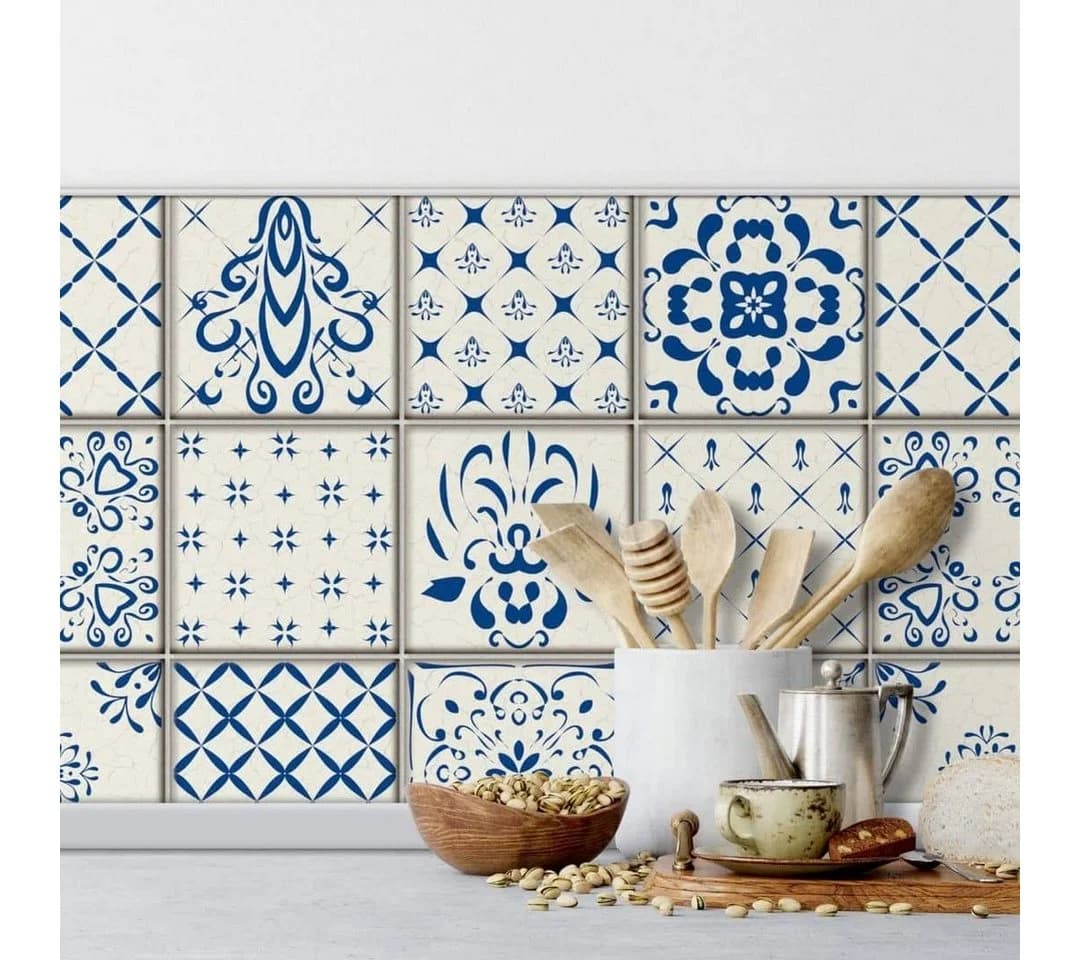 K&L Wall Art Fliesenaufkleber Skandinavisch Boho 12er Set - Bild 2