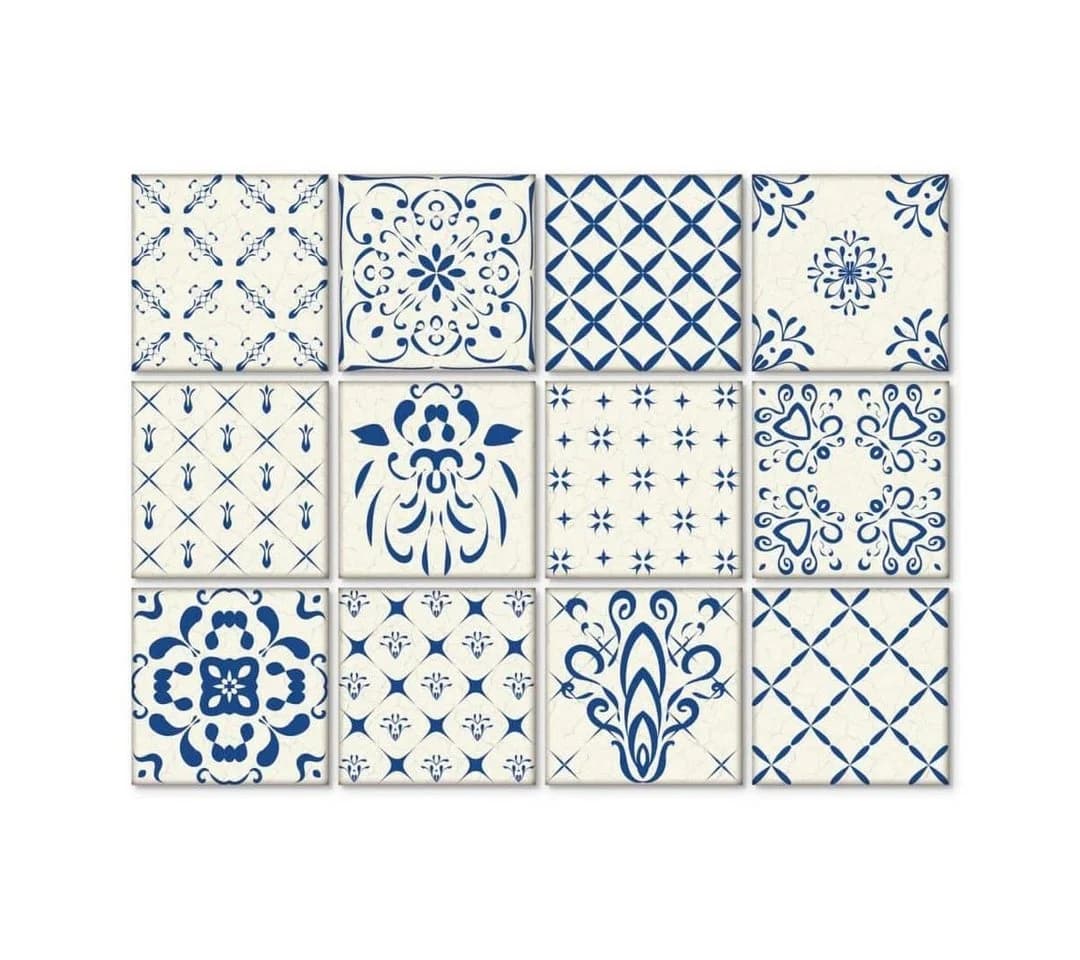 K&L Wall Art Fliesenaufkleber Skandinavisch Boho 12er Set - Bild 3